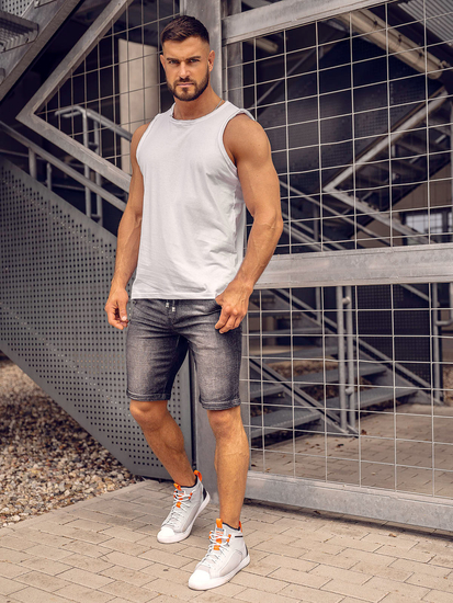 Men’s Basic Tank Top White Bolf 1205A