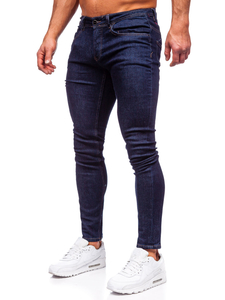 Men's Jeans Slim Fit Navy Blue Bolf MP003BS