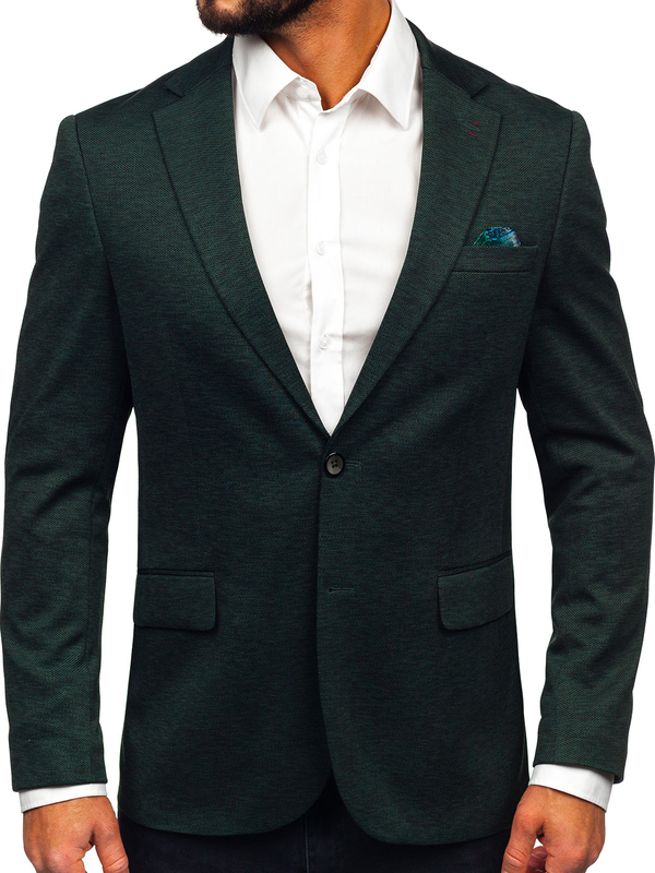 Men’s Casual Blazer Green Bolf 24401