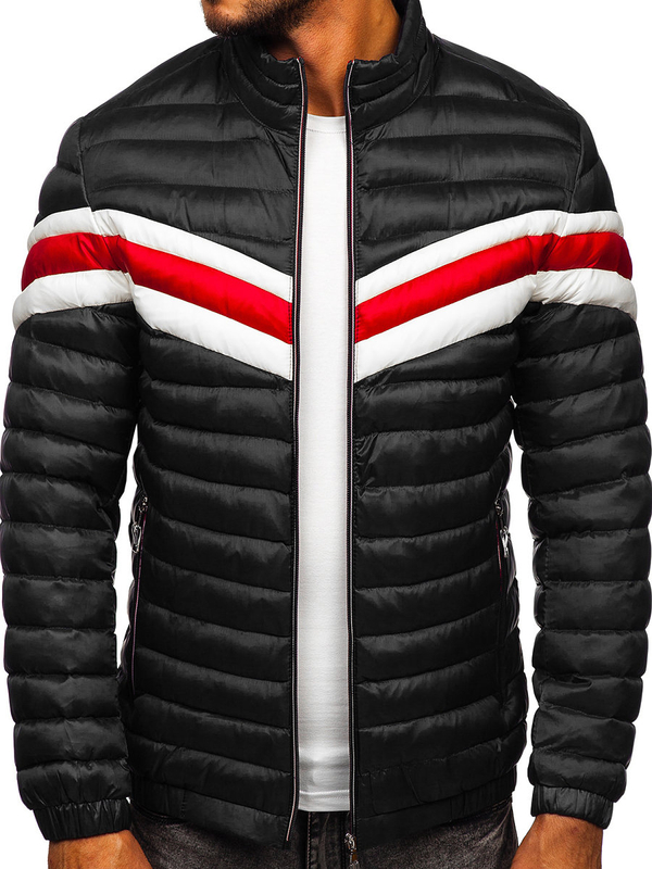 Men's Lightweight Quilted Jacket Black Bolf 6574