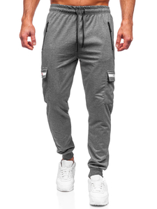 Men's Cargo Sweatpants Anthracite Bolf JX5063