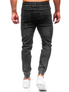 Men's Denim Joggers Black Bolf 9070