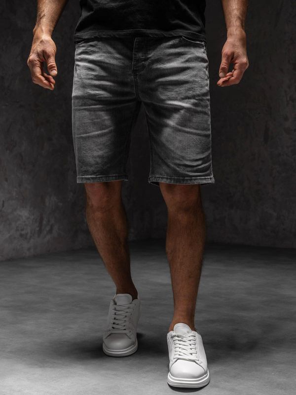 Men's Denim Shorts Graphite Bolf MP0277GSA1