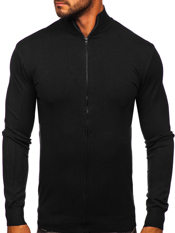 Men's Zip Sweater Black Bolf MM6004