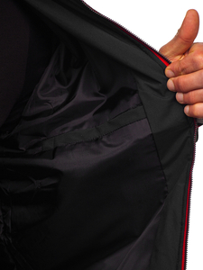 Men's Lightweight Bomber Jacket Black Bolf 84M3001