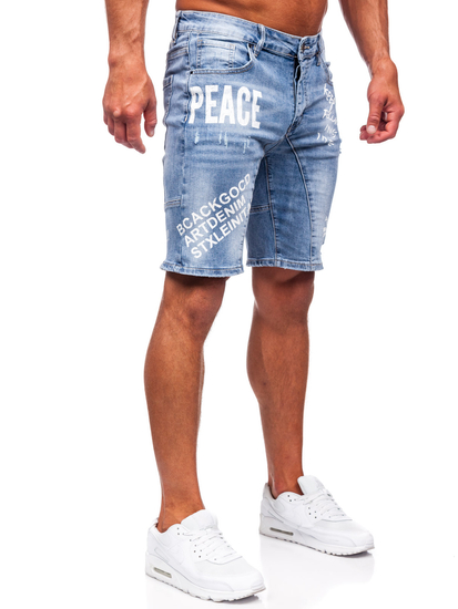 Men's Denim Shorts Sky Blue Bolf MP0259BC
