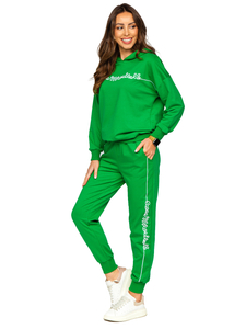 Women's 2-Piece Tracksuit Green Bolf VE43