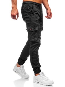 Men's Cargo Joggers Black Bolf CT6702