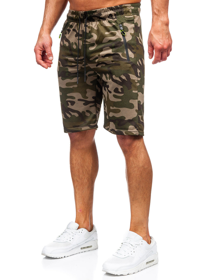 Men's Camo Shorts Green Bolf JX873