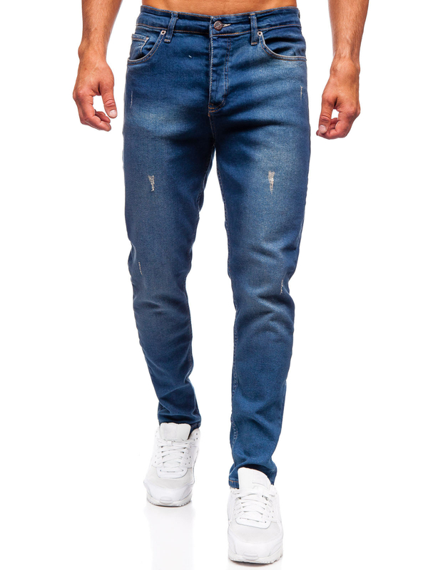 Men's Jeans Slim Fit Navy Blue Bolf 6518