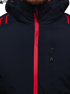 Men's Winter Jacket Navy Blue Bolf 6580