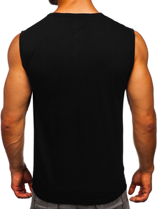 Men's Printed Tank Top Black Bolf 14828