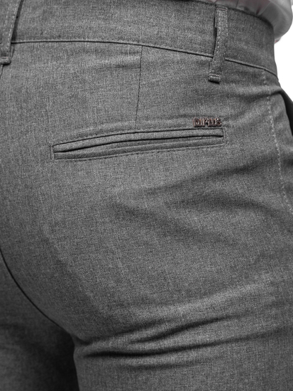 Men's Textile Chinos Grey Bolf 0016