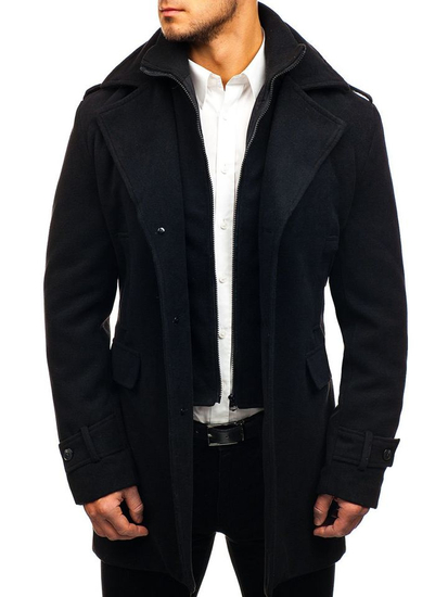 Men's Winter Coat Black Bolf 1808