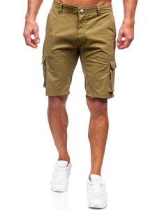 Men's Cargo Shorts Khaki Bolf J707