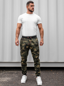Men's Sweatpants Camo-Khaki Bolf KZ15A