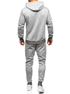Men's Tracksuit with Hood Grey Bolf 8C59
