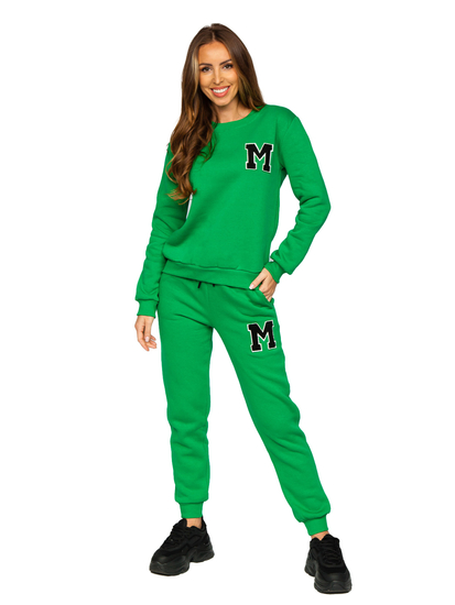 Women's 2-Piece Tracksuit Green Bolf VE22