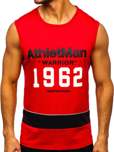 Men's Printed T-shirt Red Bolf SS11081