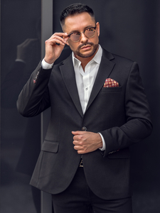 Men’s Casual Blazer Black Bolf 24401