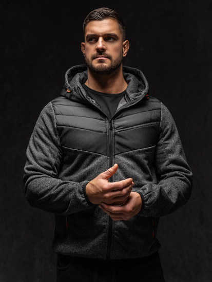 Men's Lightweight Jacket Black-Orange Bolf BKS2153