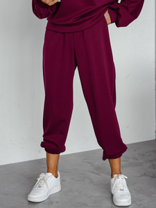 Women’s 2-piece Sport Outfit with butter hood Claret Bolf 525