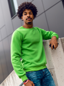 Men's Sweatshirt Light Green Bolf 2001A