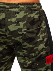 Men's Camo Sweat Shorts Khaki Bolf HW2636