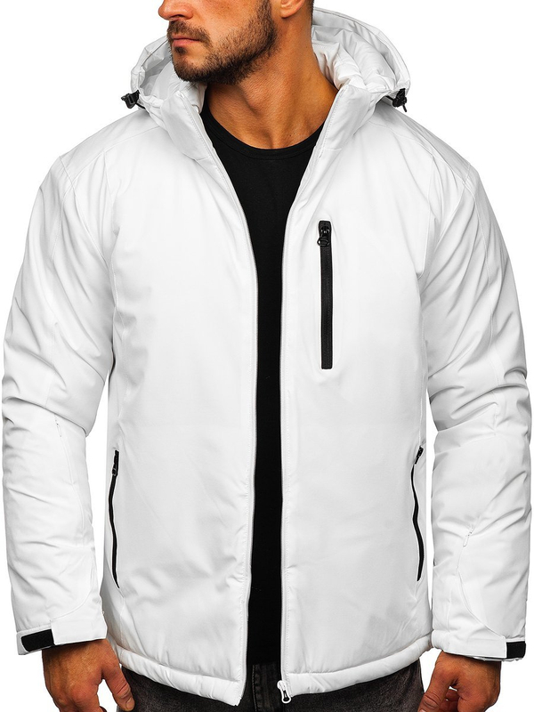 Men's Winter Sport Jacket White Bolf HH011