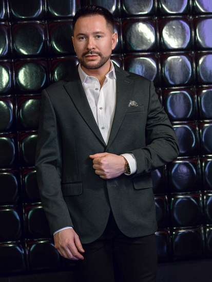 Men’s Casual Blazer Green Bolf 24401-1