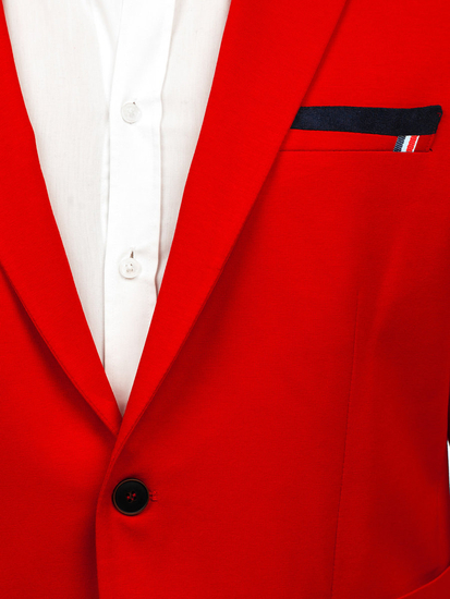 Men's Casual Suit Jacket Red Bolf 1652