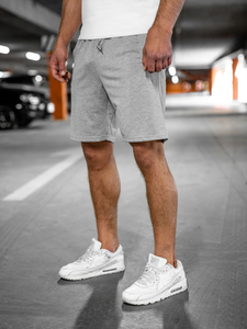 Men's Sweat Shorts Grey Bolf 8K100