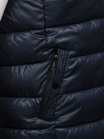 Men's Hooded Gilet Navy Blue Bolf 2909