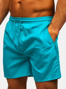 Men’s Swimming Trunks Blue Bolf QD28