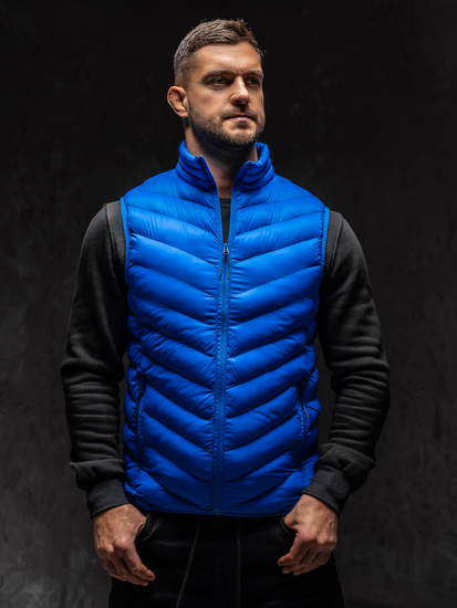 Men’s Quilted Gilet Blue Bolf HDL88006A1