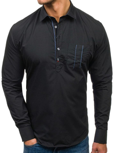 Men's Long Sleeve Shirt Black Bolf 5791