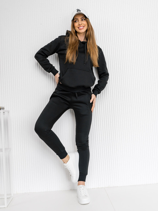 Women's Tracksuit with hood Black Bolf 20382