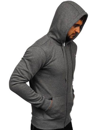 Men's Zip Hoodie Anthracite Bolf 2008