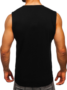 Men's Printed Tank Top Black Bolf 14815
