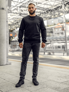 Men's Sweatshirt Black Bolf 2001