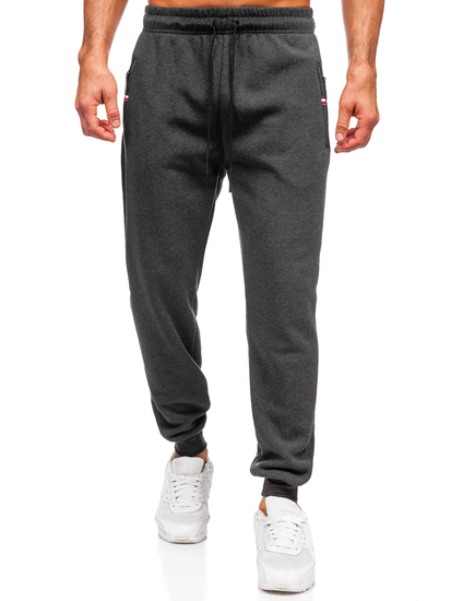 Men's Oversized Sweatpants Graphite Bolf JX6500