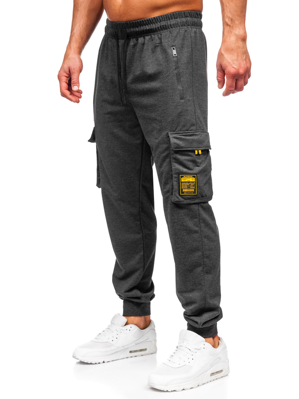 Men's Cargo Joggers Anthracite Bolf JX6359
