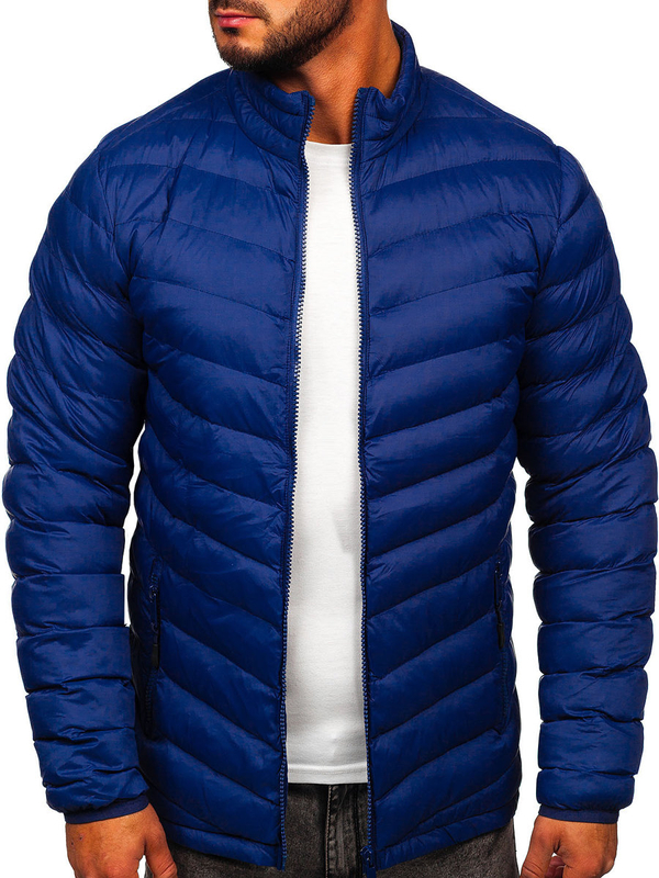 Men's Transitional Down Jacket Navy Blue Bolf SM70