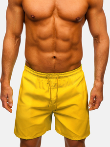 Men’s Swimming Trunks Yellow Bolf QD35