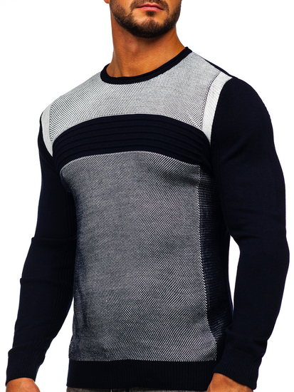 Men's Sweater Navy Blue Bolf 1020