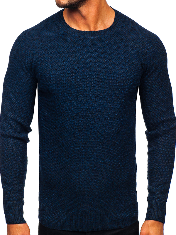 Men’s Sweater Navy blue Bolf H1810