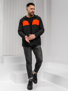 Men’s Windbreaker Jacket Black Bolf HM147A1