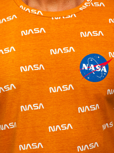 Men's Printed T-shirt Orange Bolf 14950