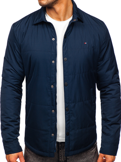 Men's Lightweight Jacket Navy Blue Bolf 2068