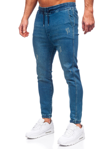 Men's Denim Joggers Navy Blue Bolf 0028